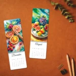 Calendar Bookmarks reading planning monthly layout premium quality multifunctional book accessories organization By Hyper Lovely Studio