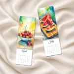 Calendar Bookmarks reading planning monthly layout premium quality multifunctional book accessories organization By Hyper Lovely Studio