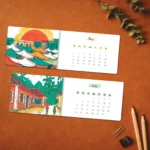 Building City Art Calendar architectural beauty metropolitan skylines premium quality urban design planning By Hyper Lovely Studio