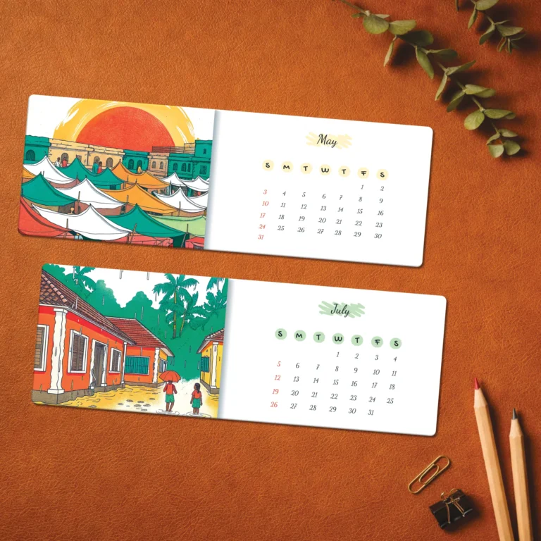 Building City Art Calendar architectural beauty metropolitan skylines premium quality urban design planning By Hyper Lovely Studio