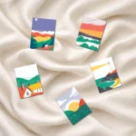 Landscape Stickers natural beauty scenic vistas outdoor nature premium quality peaceful design By Hyper Lovely Studio