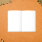 Desk essentials gift box with notebook, desk calendar, calendar bookmarks and minimalist stickers